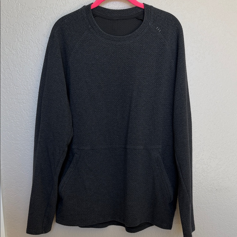 lululemon athletica dark grey sweatshirt